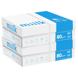 밀크 A3용지 복사용지 80g 1250매 2BOX N배송