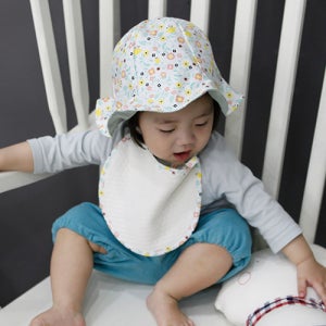꿈두부 유아벙거지 3종 아기버킷햇 유아동모자