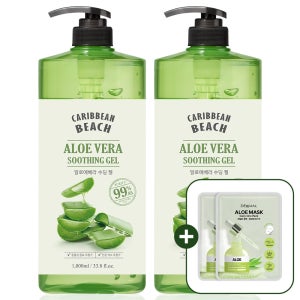 알로에 수딩젤 대용량 젤 겔 1000ml 2개