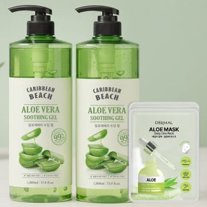 알로에 수딩젤 대용량 젤 겔 1000ml 2개