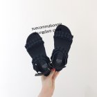[슈콤마보니]Cancan flat sandal(dark navy)