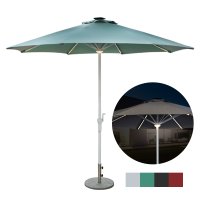 [그네와파라솔] 나폴리 LED 2700 [스펀클릭] 야외파라솔