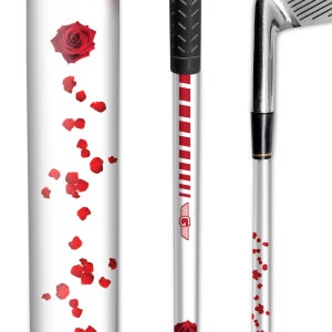 샤프트스킨 리폼 피팅 S33 장미 패턴 골프스킨 1p