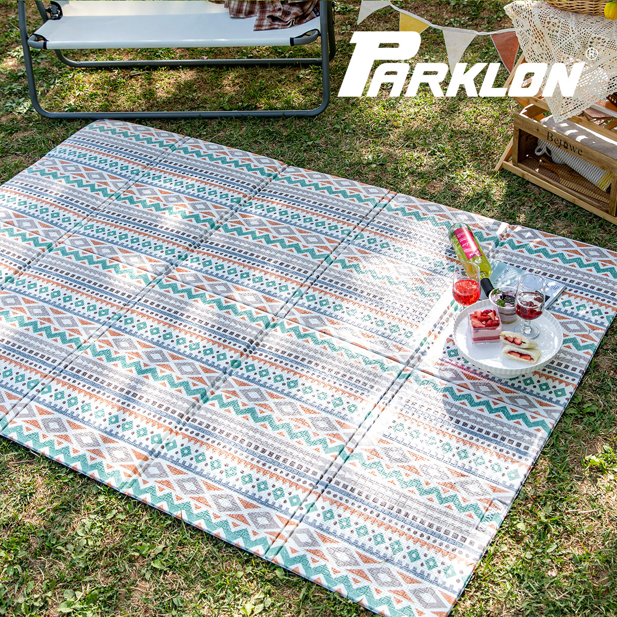 파크론 디자인 방수매트 피크닉 돗자리 캠핑매트 대형 인디써머 200x140