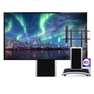 TS-75WOOMN 75인치 광고용 DID 모니터 거치형 스탠드 브라켓 패키지