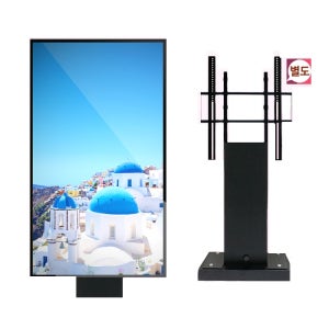 TS-65WOOMN 65인치 USB or 안드로이드타입 DID 모니터 / 거치형 스탠드 브라켓 패키지
