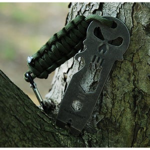 디펜더 9802 5기능 EDC 카라비너 스컬 멀티툴