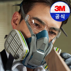3M 6502 마스크 방독 방진 정화통 필터 방독면
