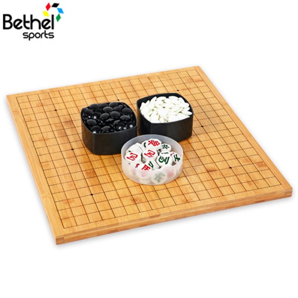 2cm 대나무 원목 바둑판 장기판 겸용 벧엘 바둑알 장기알 세트