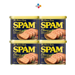 CJ 스팸 클래식 340gx4캔 무료배송