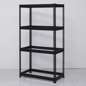 스피드랙 조립식앵글 수납장 4단 (백색, 검정) 양면코팅합판 9T 600x300x1200
