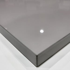 유광 하이그로시 40x100mm 회색 코팅합판 싱크대 하부장 문짝 교체 목재재단