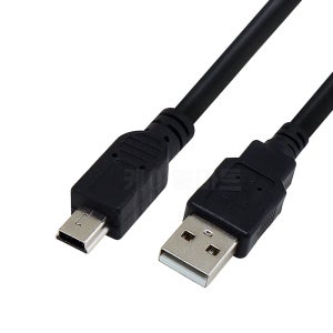USB 2.0 미니 5핀 케이블 외장하드 MP3 디지털카메라 톡톡펜 하이패스 네비 연결선