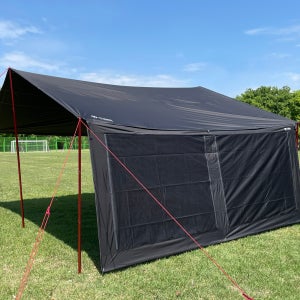 메사캠핑 블랙코팅 사이드월 어닝 차광 방풍 우수 DTY원단 테프론 UV코팅