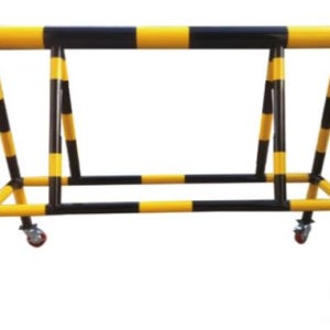 8번 스틸 바리게이트 (바퀴부착) H1100 L2000 / 아파트,학교 주차금지