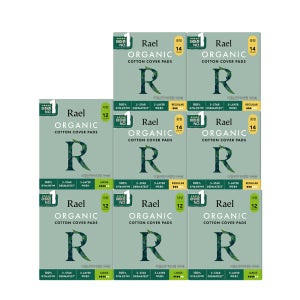 [8팩]라엘 유기농 순면커버 생리대 중형