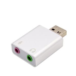 USB 노트북사운드카드 7.1채널 컴퓨터 실버
