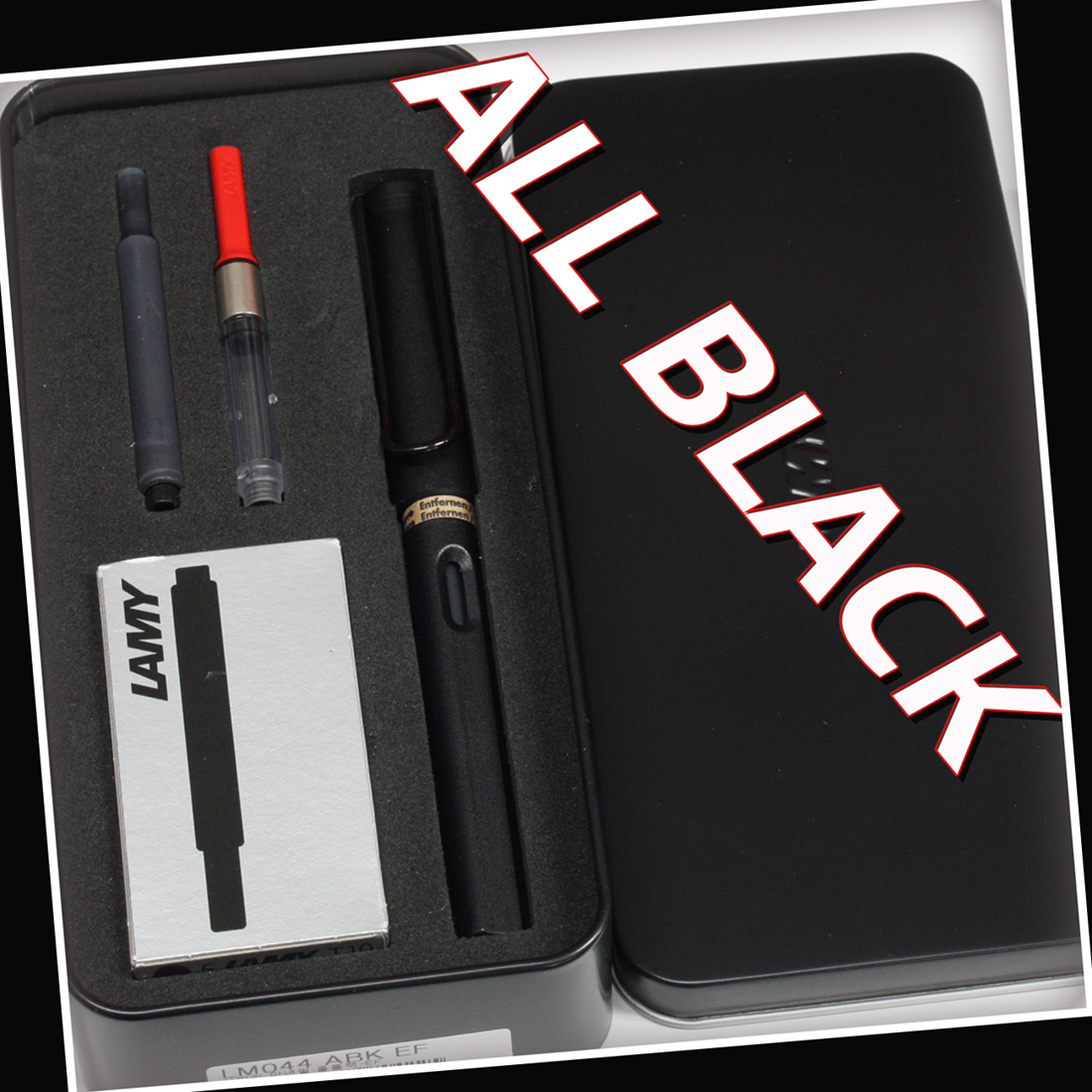 LAMY Safari All Black (라미 사파리 올블랙 만년필)