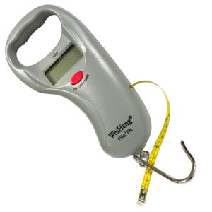 디지털 낚시 휴대용 미니 전자 저울 물고기 측정줄자포함 손저울