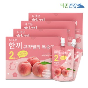 더존건강 한끼 곤약젤리 복숭아 150g 10팩 4박스