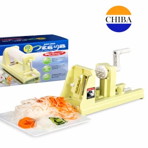 치바 회전채칼 일본정품 야채국수기계 스파이럴라이저 수동 슬라이서 전문가용 업소용 다이어트