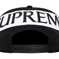 [국내당일출고] 슈프림 나일론 아크 6 패널 라벨 6파넬 모자 캠프캡 블랙 18ssSupreme Nylon Arc 6-Panel Black 유니크박스