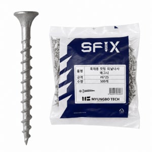 목재피스 델타 목공 목재용 방부목 피스 데크 나사 6X25