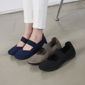 통기성 좋은 여성 여름단화 우븐슬립온 여행신발