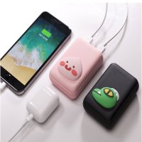 올드림 - 카카오프렌즈 리틀프렌즈 포켓 보조배터리 10000mAh 리틀어피치