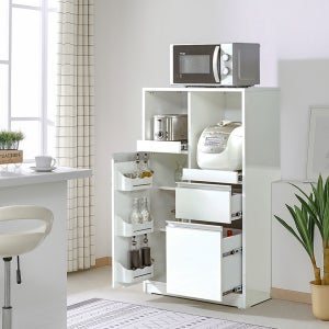 다기능 렌지대 맘스 팀버스리빙 화이트 700mm, 3단, 화이트