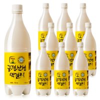 유청길 식품명인 부산 금정산성막걸리 8도 750ml x 10병 산성막걸리 누룩막걸리