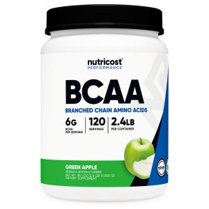 뉴트리코스트 BCAA 6,000mg 아미노산 1,080g 120일분 그린애플맛