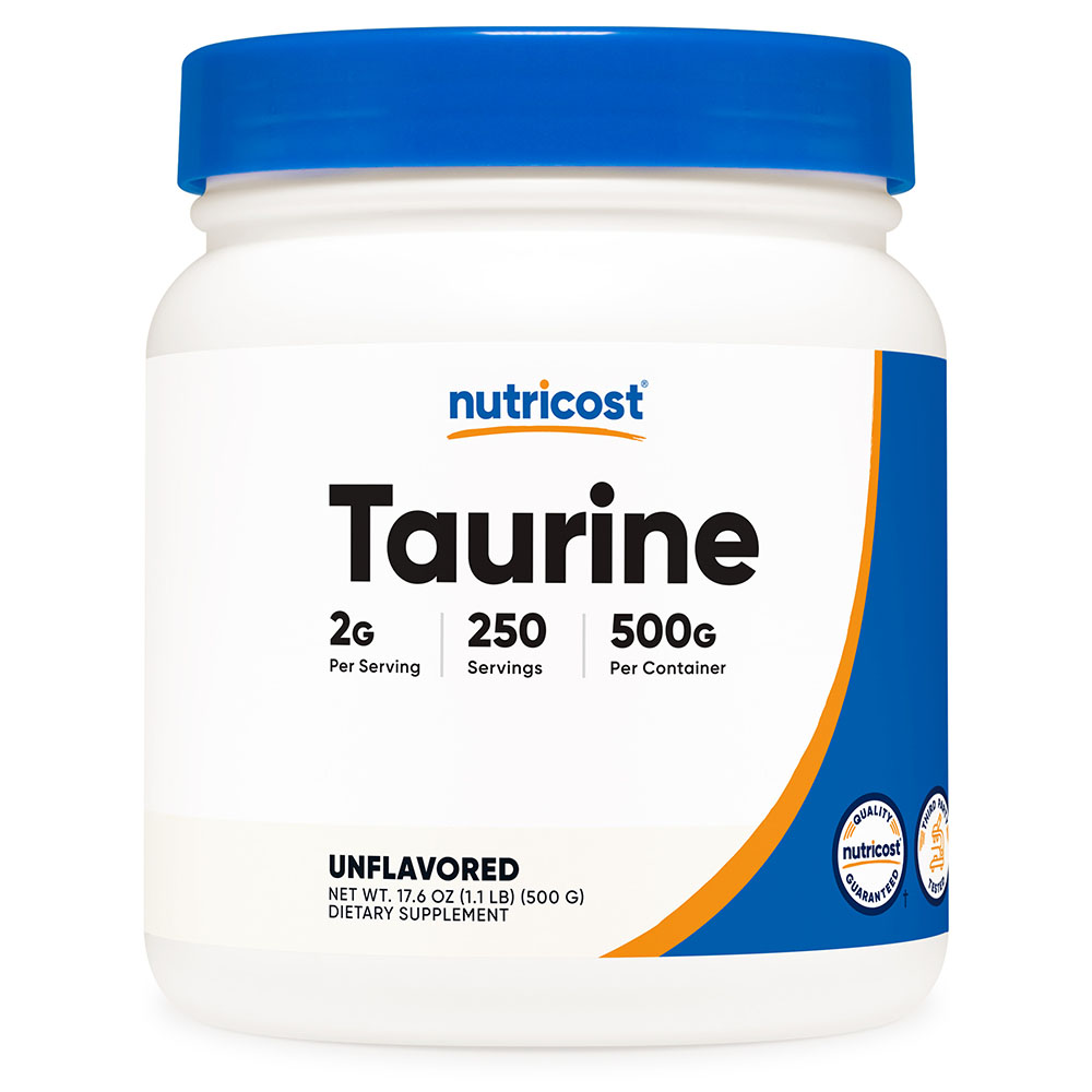 뉴트리코스트 <b>타우린</b> 2,000mg 파우더 분말 500g 무맛 250일분