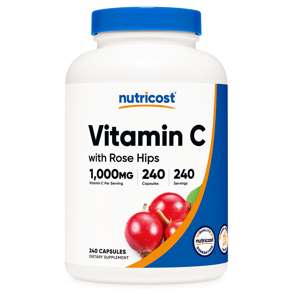 뉴트리코스트 비타민C 1,000mg 로즈힙 240캡슐, 1개