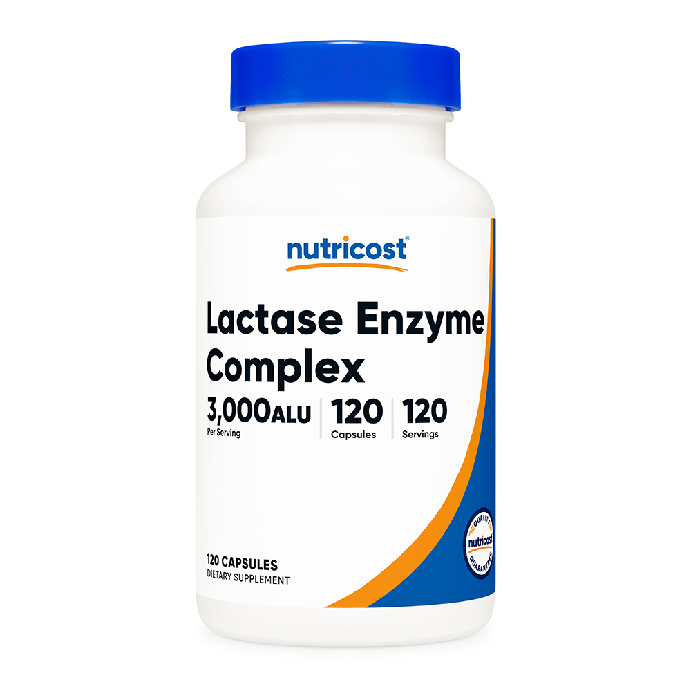 뉴트리코스트 <b>락타아제</b> 엔자임 컴플렉스 3,000ALU 120캡슐 4개월분