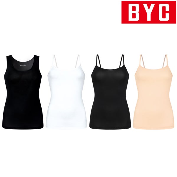 BYC 보디드라이 여자 런닝 캐미솔 쿨 나시 끈런닝 탱탑 여름
