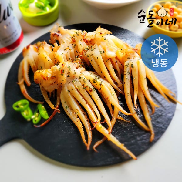 순돌이네 국산 버터구이 오징어 오다리 백족 300g