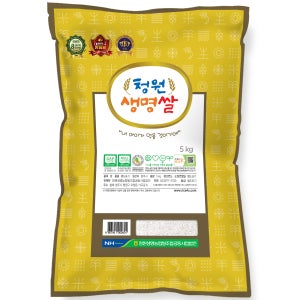 청원생명농협 25년 햅쌀 청원생명쌀 특등급 완전미,알찬미,GAP&저탄소쌀 5kg, 1개