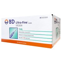 BD 인슐린주사기 1cc 29G 13mm 100개입 울트라파인