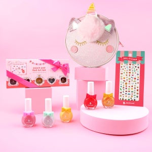 피치앤드 유아매니큐어 5종과 어린이 네일 스티커 크로스백 7종 세트