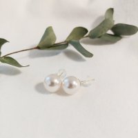 [월수금] 14K 스와로브스키 진주 귀걸이 (3mm~10mm)