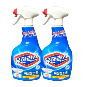 유한락스 욕실청소 600ml+600ml 스프레이