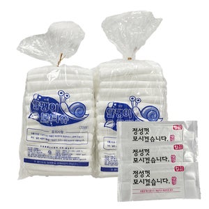 업소용 덕용 45g1000매 달팽이물티슈 물수건 일회용 식당용 대용량 공장직판