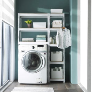 스피드랙 세탁기선반 건조기선반 1200x400x1500 2단