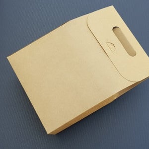 스마트(크라프트)손잡이상자 160x90x230mm 의류 스카프 수건 타올 화장품 악세사리