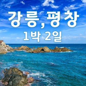 [KTX]강릉,평창 1박 2일 여행 오죽헌, 안목해변, 월정사, 바다부채길, 정동진, 발왕산케이블카,삼양목장