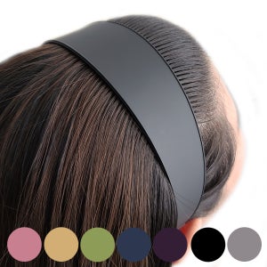 플라스틱 빗살 와이드 헤어밴드 넓은 머리띠 여자 여성 PM40