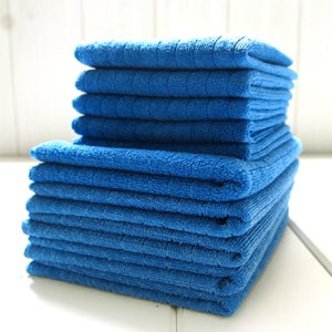 마이크로버 극세사 행주 바둑판청소타올 (소)30X30