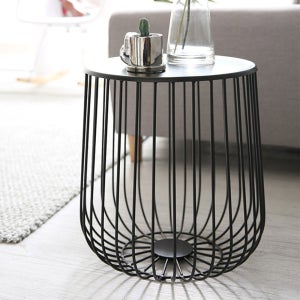 네트 철제 소 티테이블 쇼파 거실협탁 간이 보조 소파협탁 카페 원형 탁자