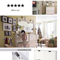 이케아 신발장 헴네스 HEMNES 화이트 201.612.09 4칸